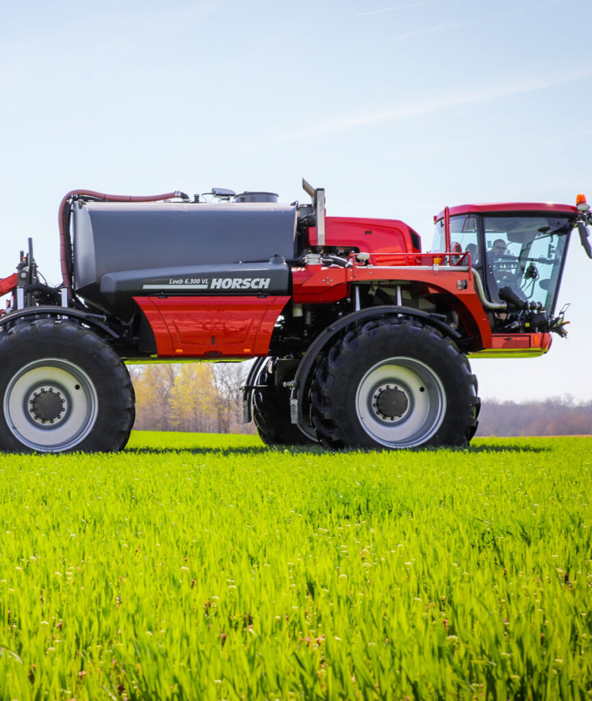 Logistics services - Large farming machine in a field